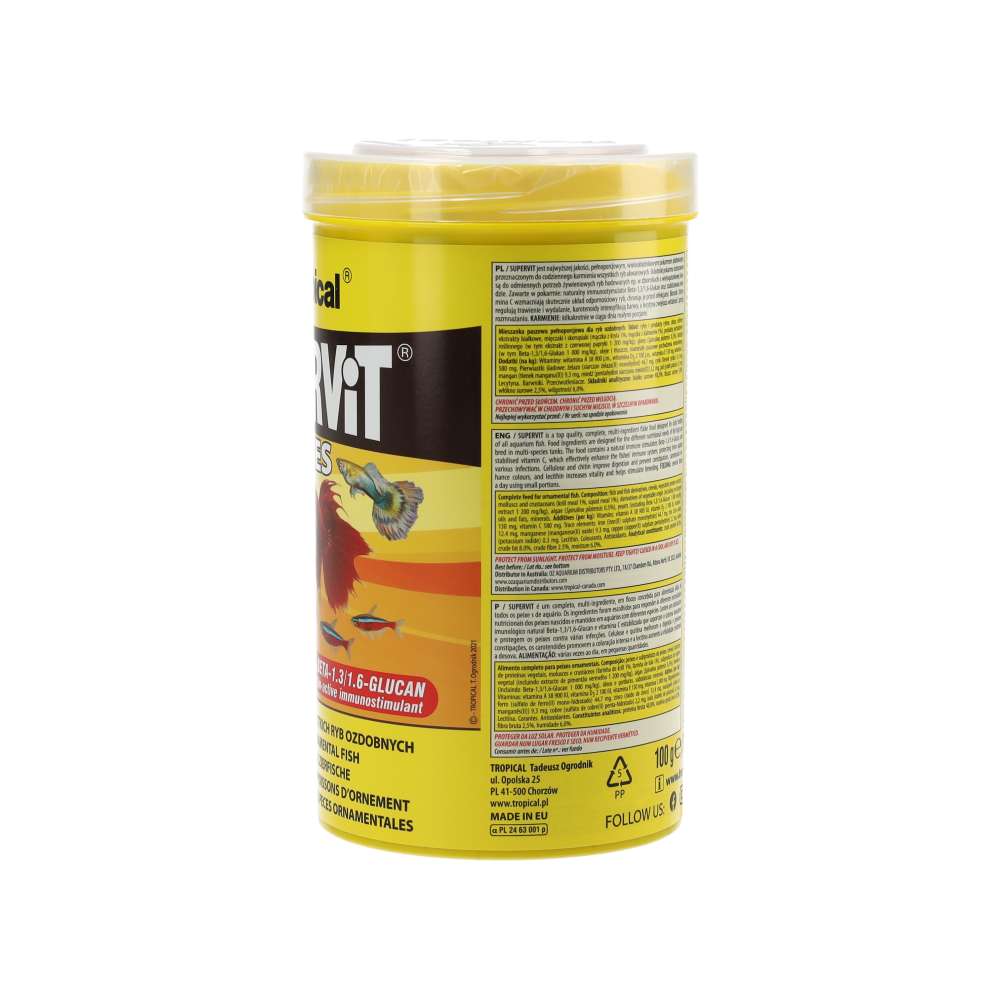 Tropical Supervit Flake Food 500ml / 100g