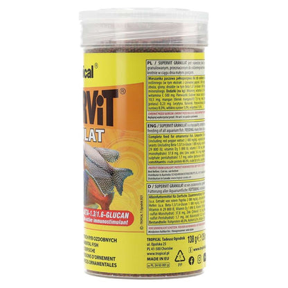 Tropical Supervit Granulat 250ml / 138g Fish Food Granules