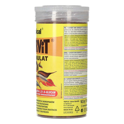 Tropical Supervit Mini Granulat 250ml / 162.5g Fish Food