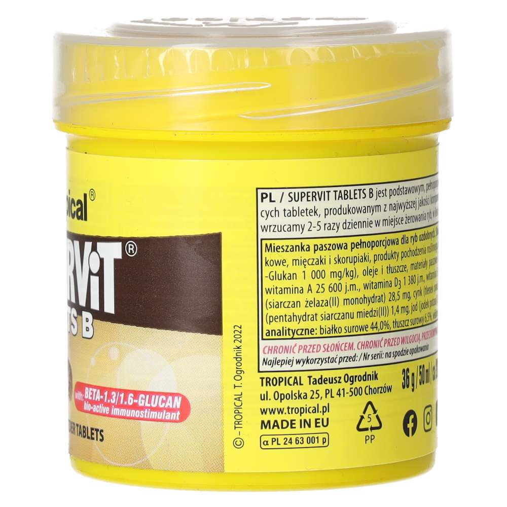 Tropical Supervit Tablets B