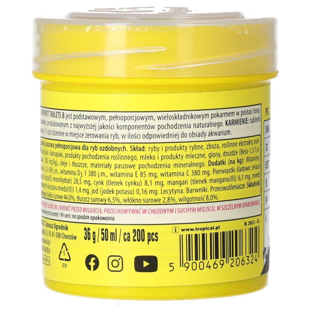Tropical Supervit Tablets B