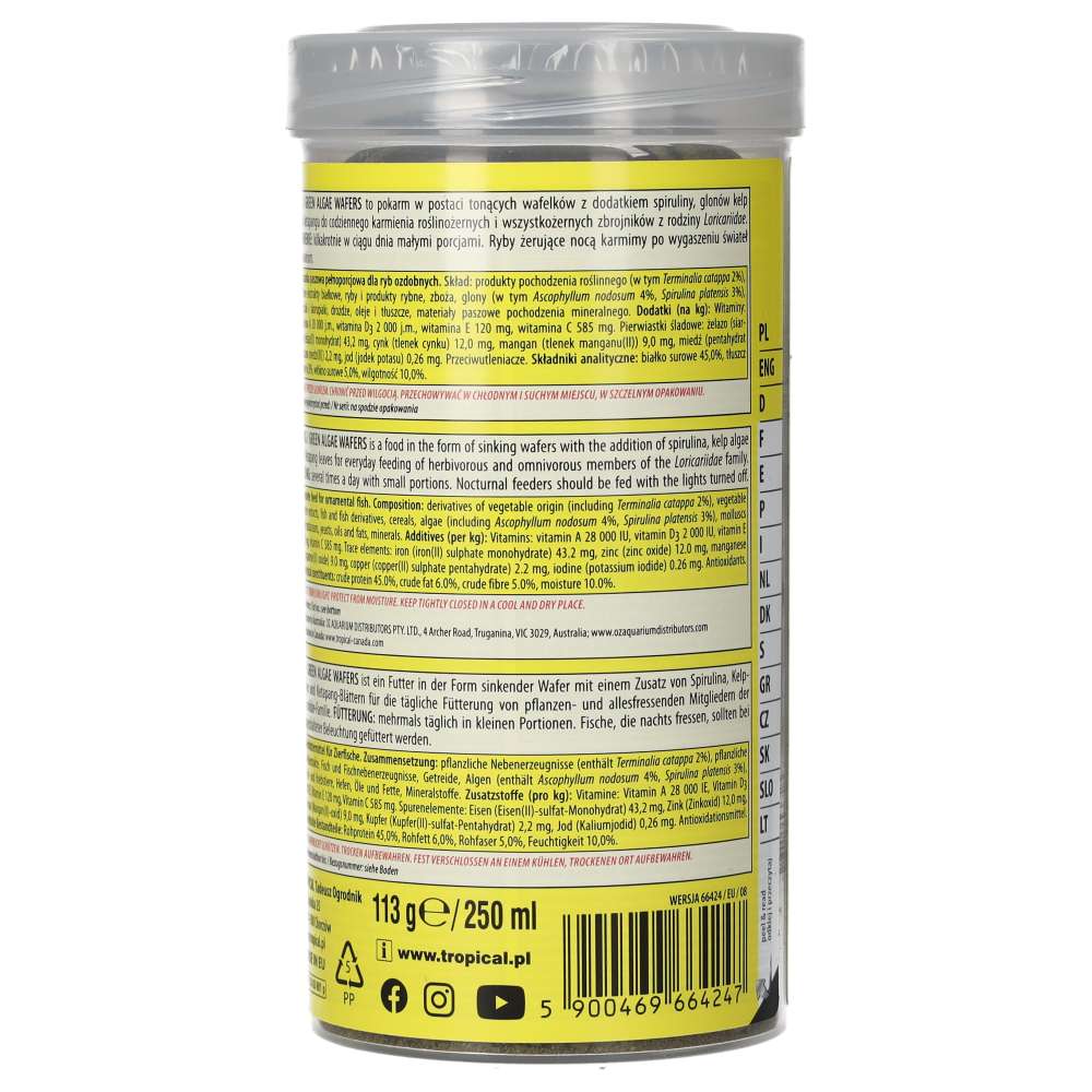 Tropical Green Algae Wafers