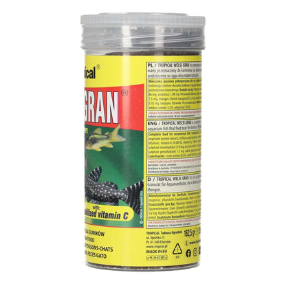 Tropical Welsi Gran Sinking Granules 250ml / 162.5g