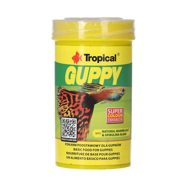 Tropical Guppy Fish Flakes
