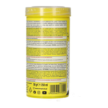 Tropical Guppy Flake Food 250ml / 50g