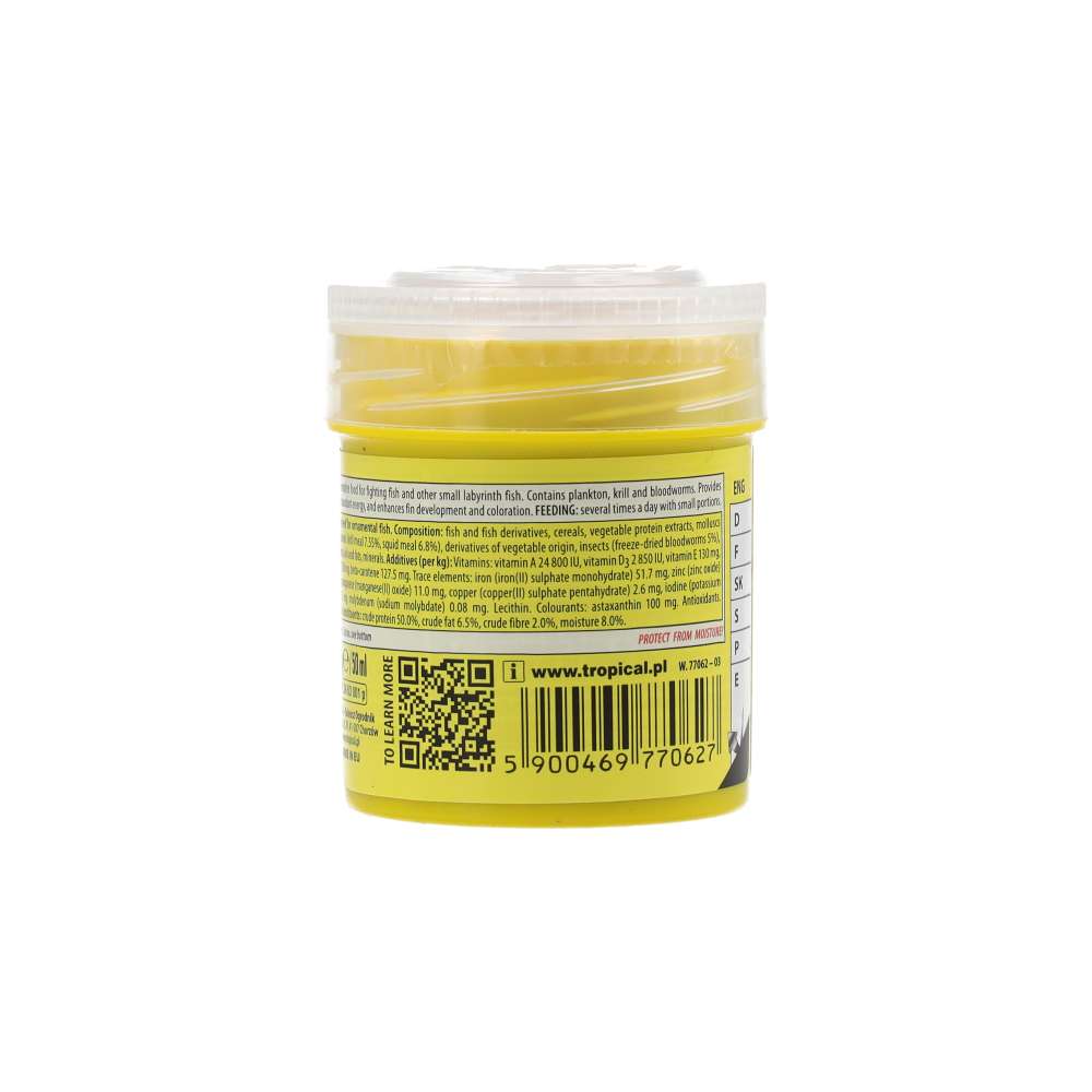 Tropical Betta fish flakes