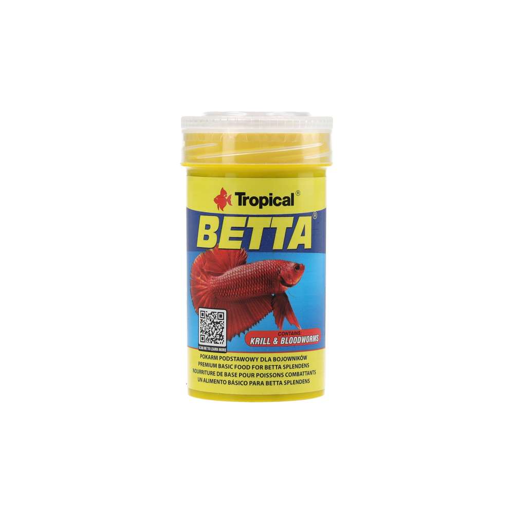 Tropical Betta Flake Food 100ml / 25g for Fighting Fish