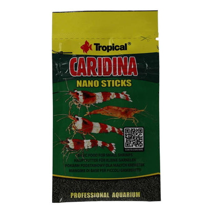 Tropical Caridina Nano Sticks 10g – Dwarf Shrimp Food