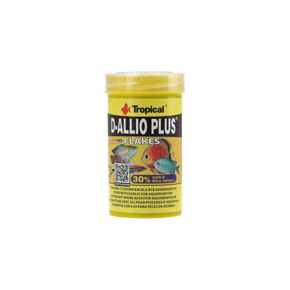 Tropical D-Allio Plus Flakes 100ml / 20g | Garlic Fish Food