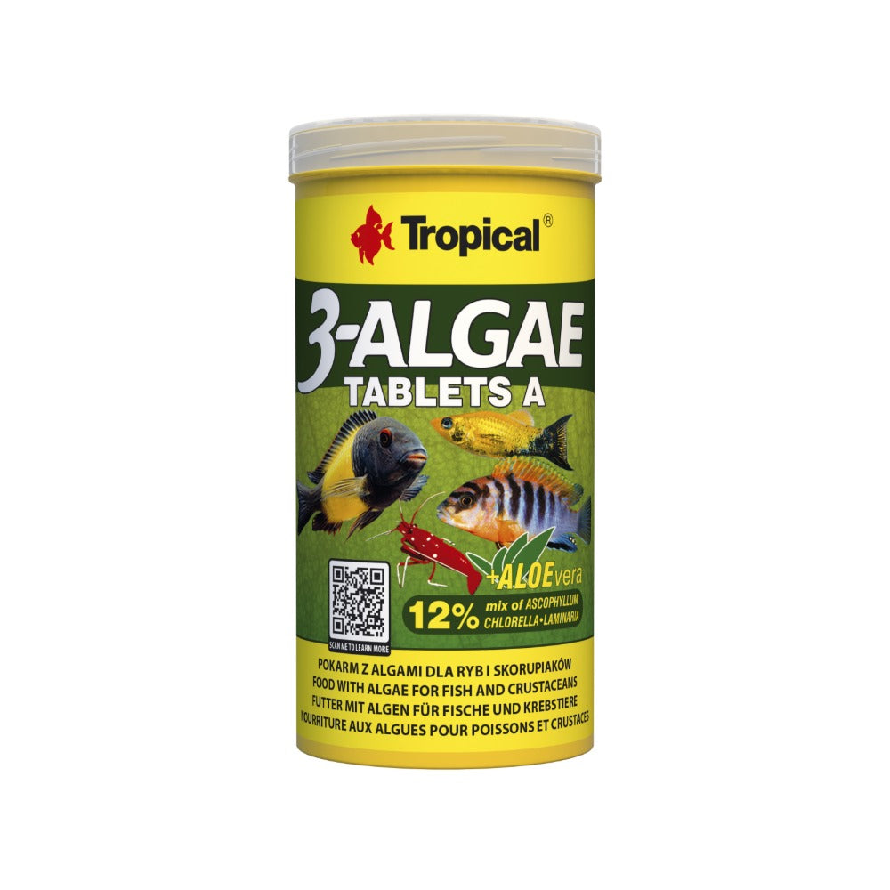Tropical 3-Algae Tablets A 150g | 340 Sinking Tablets