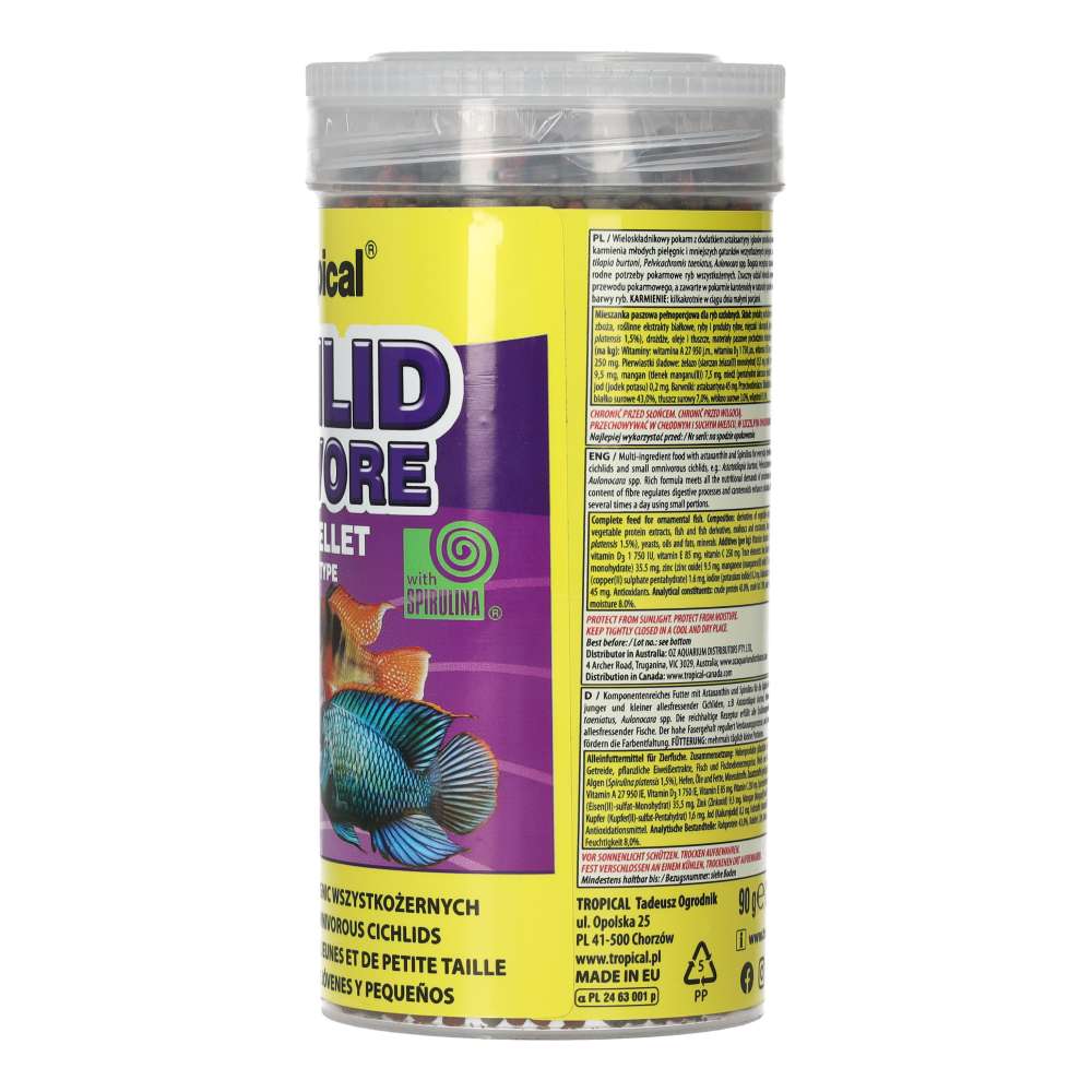 Tropical Cichlid Omnivore Small Pellet