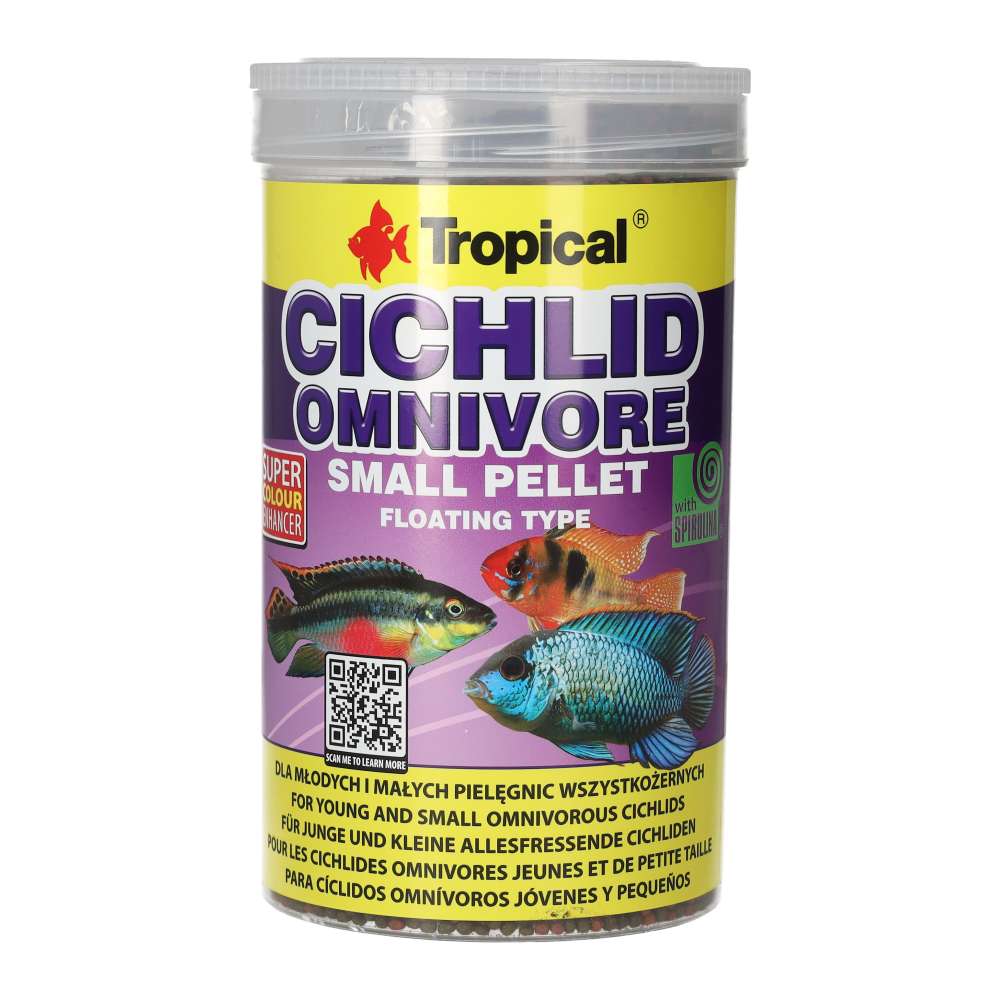 Tropical Cichlid Omnivore Small Pellet