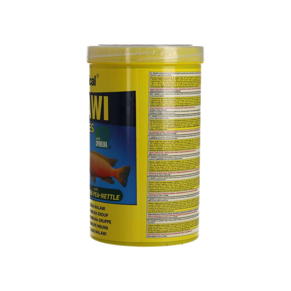 Tropical Malawi Flake Food 1000ml / 200g for Mbuna Cichlids