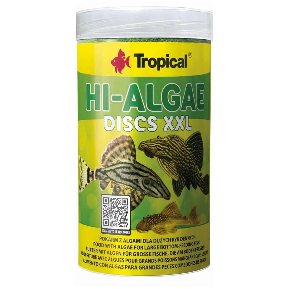 Tropical Hi-Algae Discs XXL Fish & Invertebrate Food 125g
