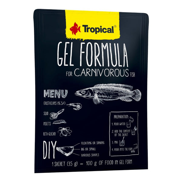 Tropical Gel Formula For Carnivorous Fish 35g