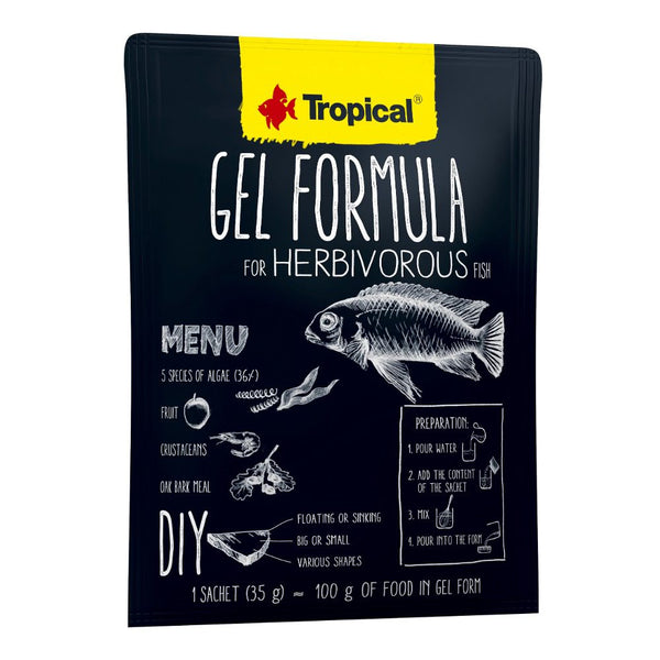 Tropical Gel Formula For Herbivorous Fish 35g