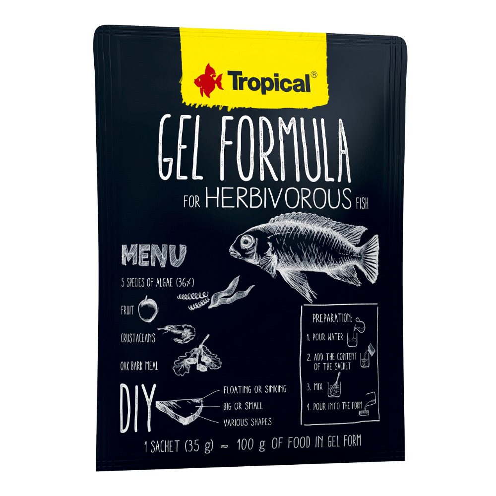 Tropical Gel Formula For Herbivorous Fish 35g