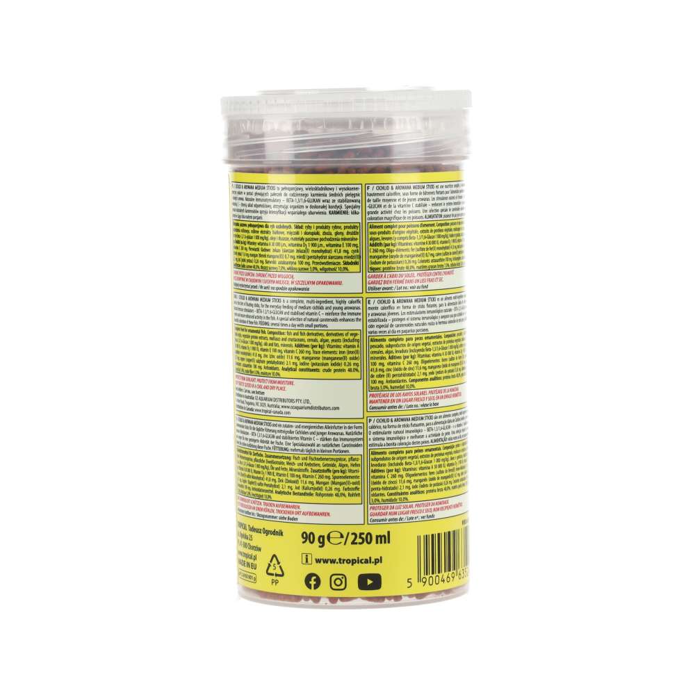 Tropical Cichlid & Arowana Medium Sticks