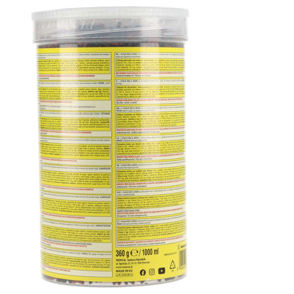 Tropical Cichlid Red & Green Medium Sticks