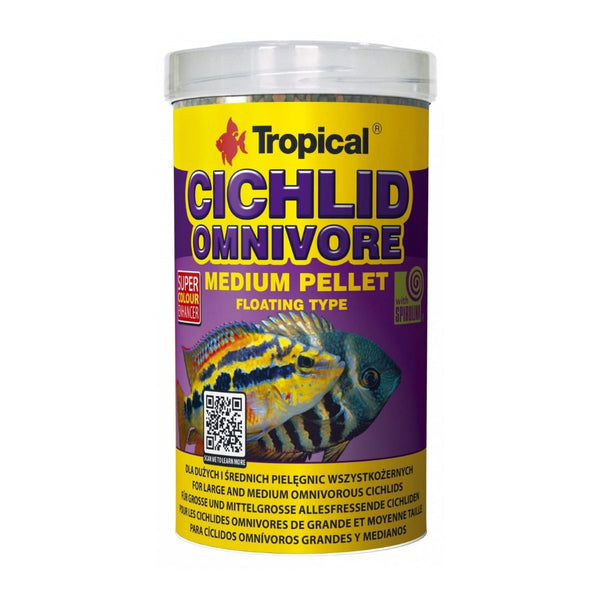Tropical Cichlid Omnivore Medium Pellet