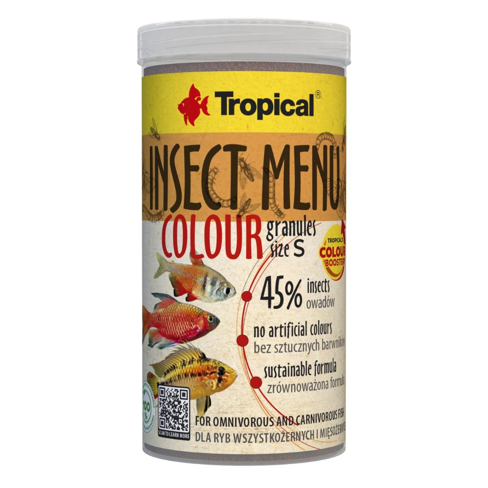 Tropical Insect Menu Colour Small Granules