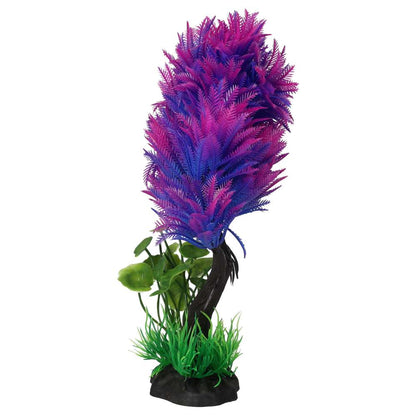 AquaSpectra Aquatic Tree Purple – Artificial Aquarium Plant Décor