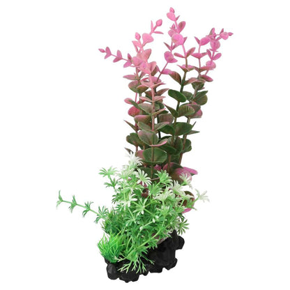AquaSpectra Indian Toothcup Pink Artificial Aquarium Plant