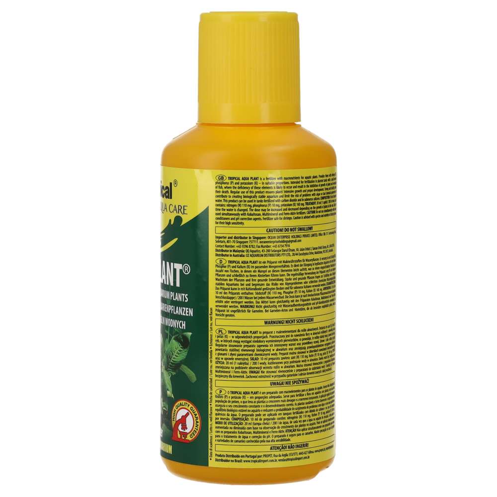 Tropical Aqua Plant Liquid Fertiliser for Aquatic Plants 250ml