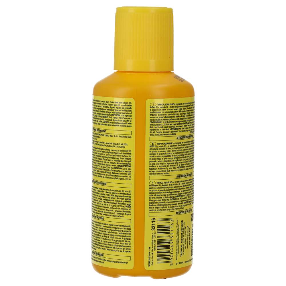 Tropical Aqua Plant Liquid Fertiliser for Aquatic Plants 250ml