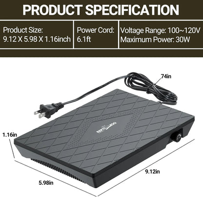 ReptiZoo Heat Panel with Fan 30w