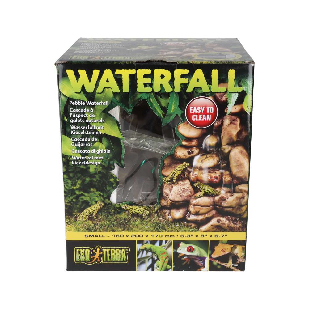 Exo Terra Waterfall Pebble Design Small PT2910 | Vivarium Water Feature