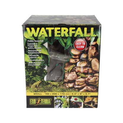 Exo Terra Waterfall Pebble Design Small PT2910 | Vivarium Water Feature