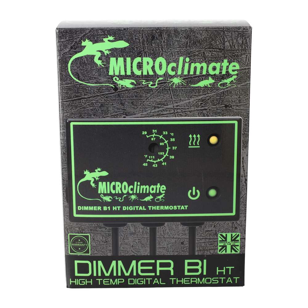 Microclimate Dimmer B1 High Temp Thermostat Black 600w