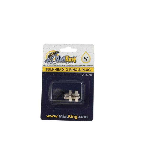 MistKing 1/4" Metal Bulkhead O-Ring & Plug