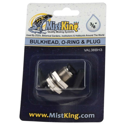MistKing 1/4" Metal Bulkhead O-Ring & Plug