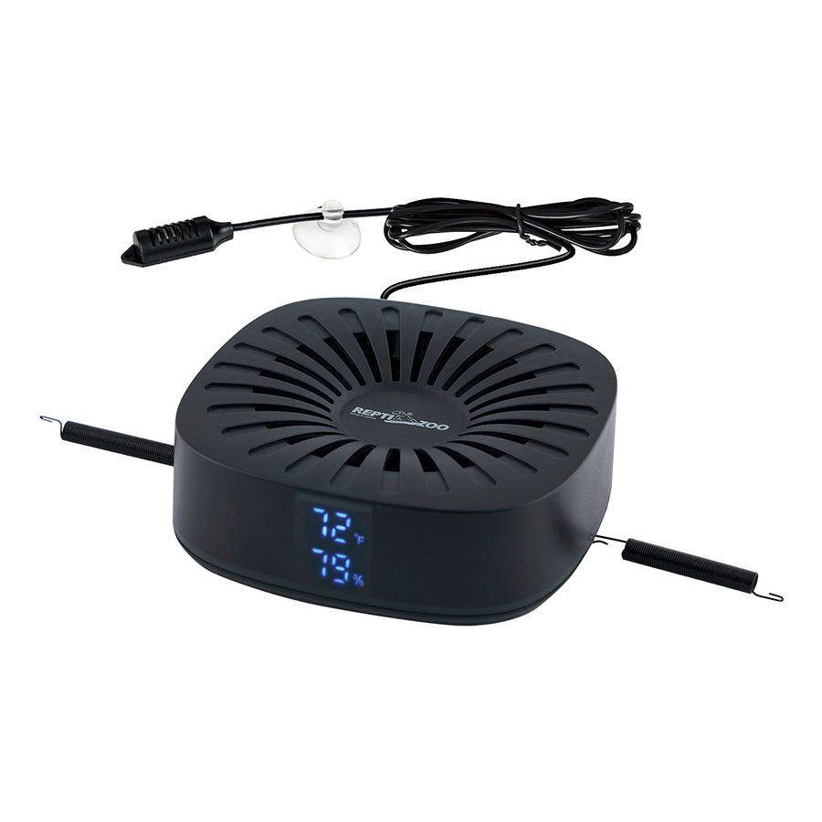 ReptiZoo Cool Fan Dehumidifier With Thermo-Hygrometer