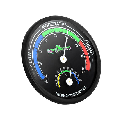 ReptiZoo Dial Thermo-Hygrometer Glow-In-Dark