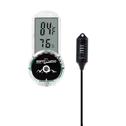 ReptiZoo Digital Thermo-Hygro Suction Cup With Probe | Vivarium