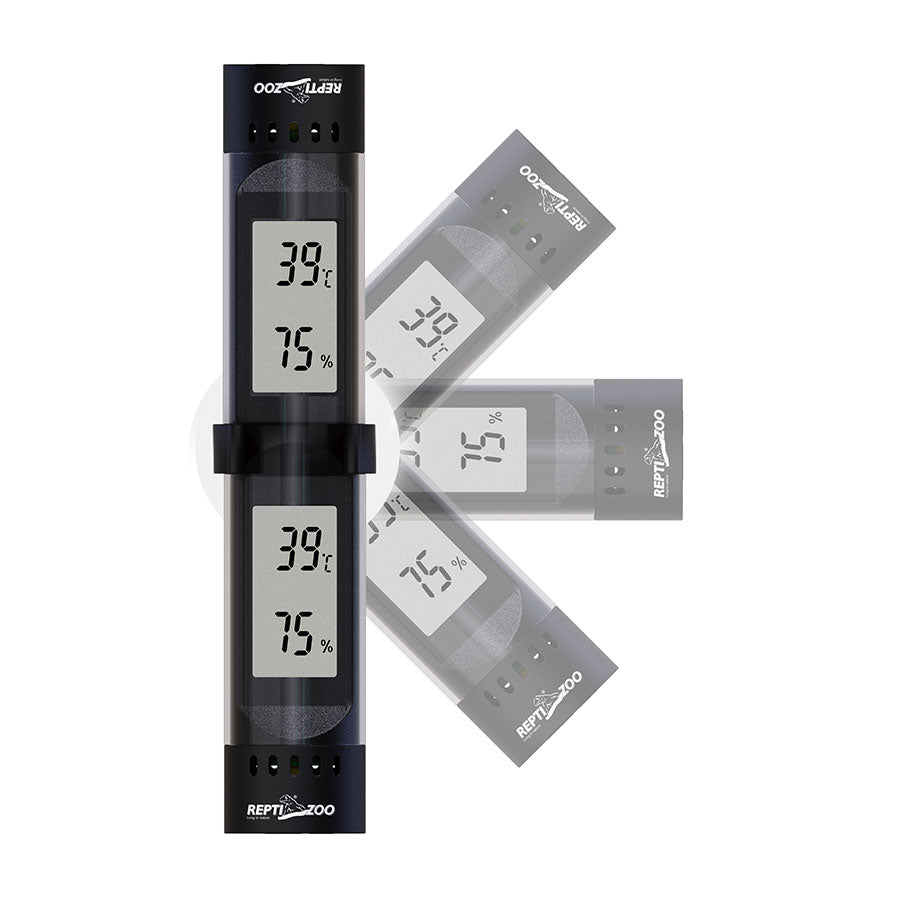 ReptiZoo Digital Thermo-Hygrometer With Alarm | Vivarium Monitor