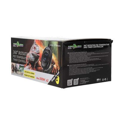 ReptiZoo Dual Plug Dimming Thermostat & Timer 300w