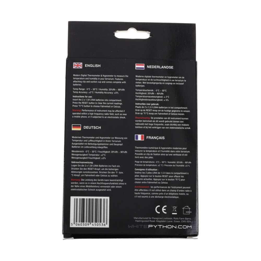 White Python Digital Max / Min Thermometer
