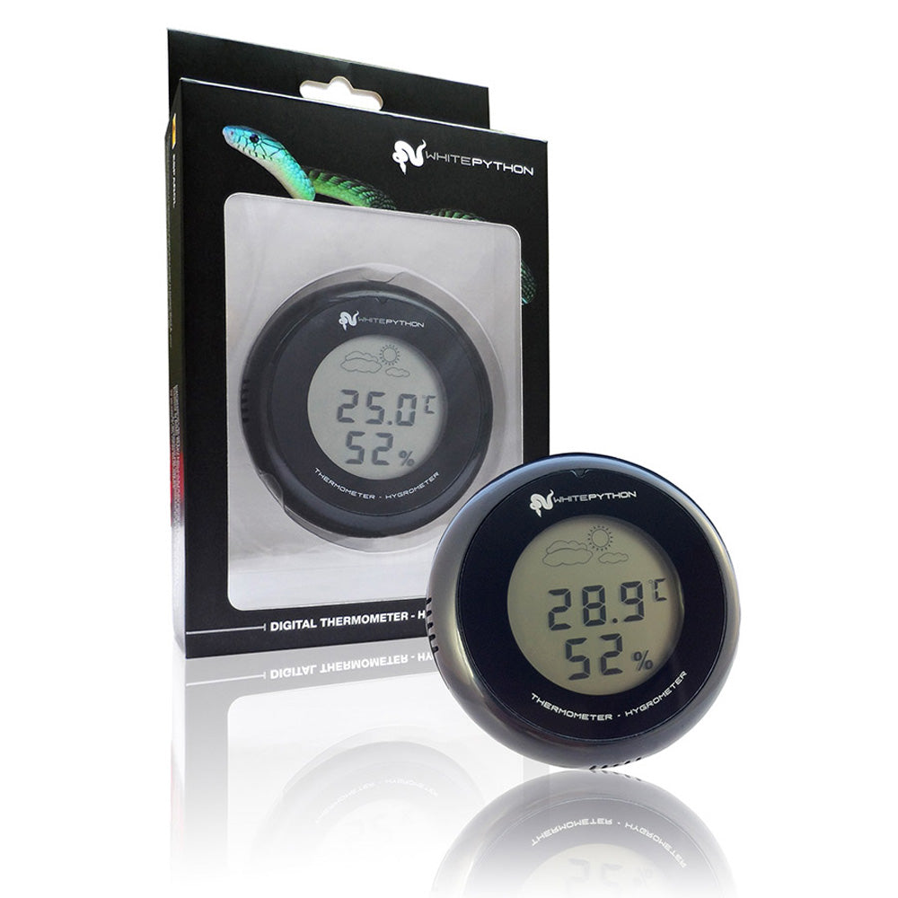 White Python Digital Thermo / Hygrometer WPY068 | Vivarium Temp & Humidity