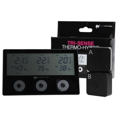 White Python Wireless Tri-Sense Thermo/Hygrometer