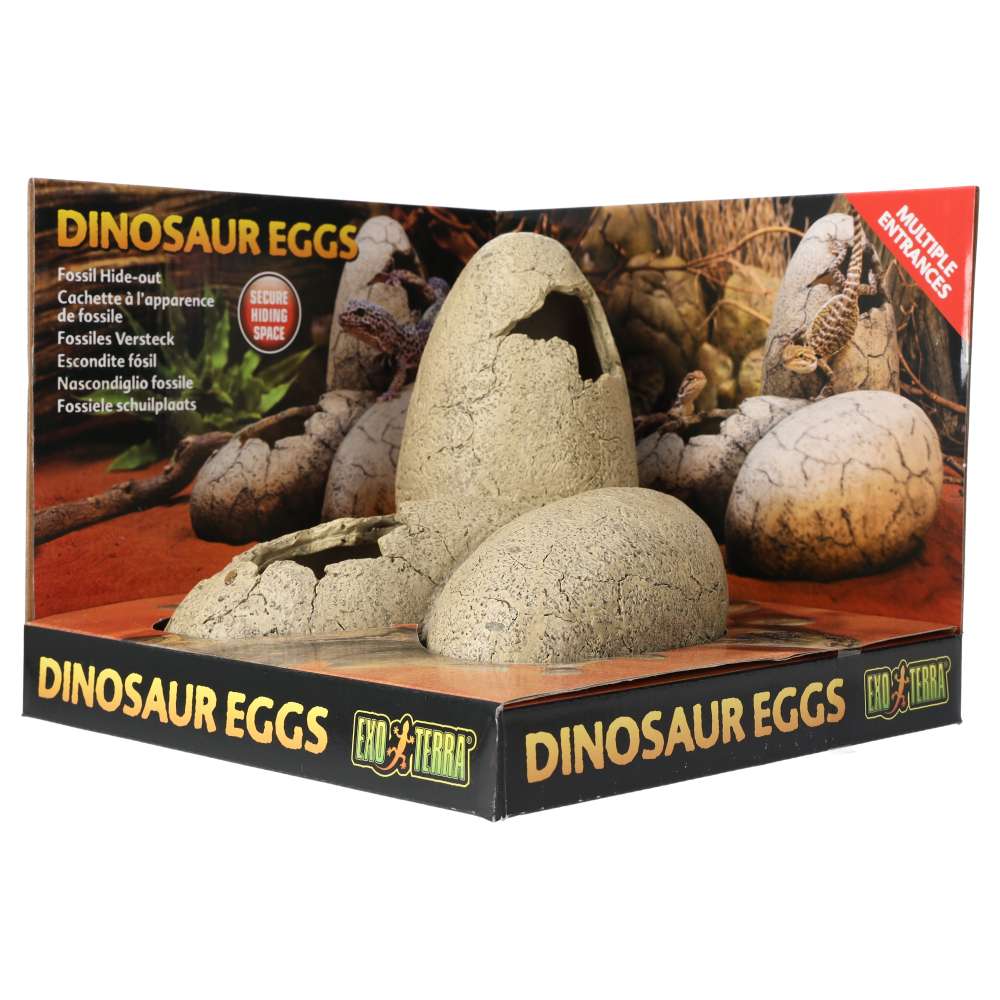 Exo Terra Dinosaur Eggs Fossil Hide Out PT2841 | Reptile Vivarium Hide