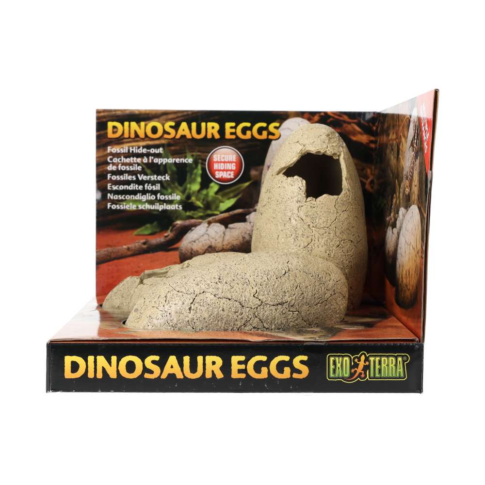Exo Terra Dinosaur Eggs Fossil Hide Out PT2841 | Reptile Vivarium Hide