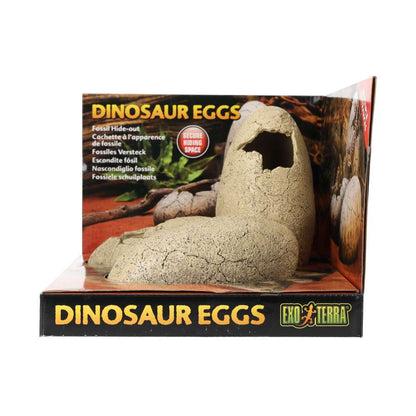 Exo Terra Dinosaur Eggs Fossil Hide Out PT2841 | Reptile Vivarium Hide