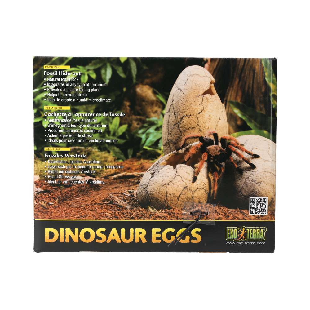 Exo Terra Dinosaur Eggs Fossil Hide Out PT2841 | Reptile Vivarium Hide