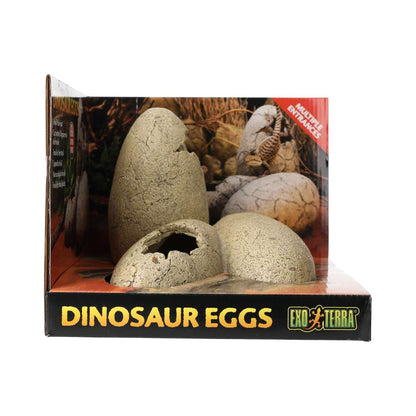 Exo Terra Dinosaur Eggs Fossil Hide Out PT2841 | Reptile Vivarium Hide