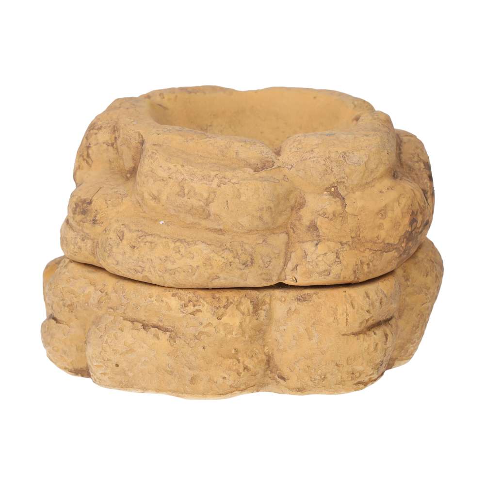 Exo Terra Big Rock Small Ceramic Cave with Lid PT3192 | Reptile Hide