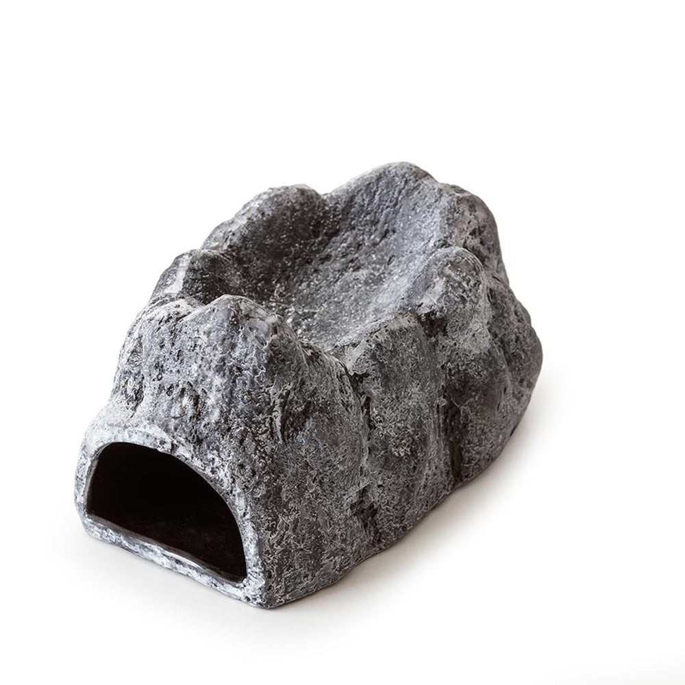 Exo Terra Wet Rock Ceramic Cave Medium | Reptile Shedding Hide PT3172